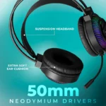 Zebronics Zeb Jupiter Gaming Headphone with Multicolor Lights - Image 3