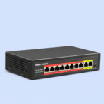 10-Port PoE Switch – 8 PoE Ports + 2 Uplink Ports, 100Mbps Terabyte PowerEdge