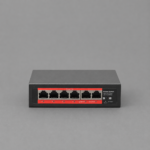 6-Port PoE Switch - 4 PoE Ports + 2 Uplink Ports, 100Mbps Terabyte PowerEdge
