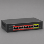 10-Port PoE Switch – 8 PoE Ports + 2 Uplink Ports, 100Mbps Terabyte PowerEdge