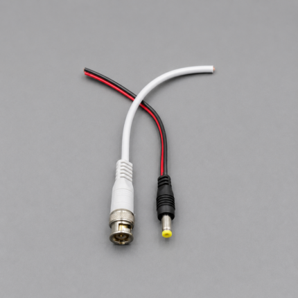 Premium BNC Video + DC Power Pigtail Connector for CCTV Cameras
