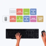 Zeb Judwaa 750 Wired Keyboard And Mouse Combo - Image 5