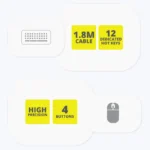 Zeb Judwaa 900 Wired Keyboard and Mouse Combo - Image 7