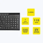 Zeb Companion 109 Wireless Keyboard and Mouse Combo - Image 6