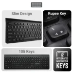 Zeb Companion 130 Wireless Keyboard and Mouse Combo - Image 5