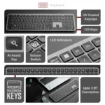 Zeb Companion 5002 Wireless Keyboard and Mouse Combo - Image 3