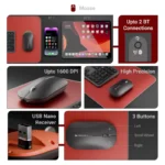 Zeb Companion 5002 Wireless Keyboard and Mouse Combo - Image 4