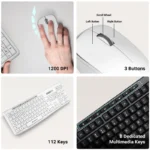 Zeb Companion 112 Wireless Keyboard and Mouse Combo - Image 5
