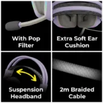 Zeb Havoc Gaming Headphone with Multicolor Lights - Image 7