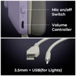 Zeb Havoc Gaming Headphone with Multicolor Lights - Image 8