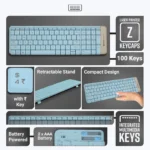 Zeb Companion 104 Wireless Keyboard and Mouse Combo - Image 9