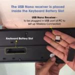 Zeb Companion 107 Wireless KeyBoard And Mouse Combo - Image 3