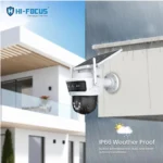 Hi-Focus HC-IPC-SDJ40N3-SLR4G 4G Solar Dual Lens PTZ CCTV Camera with Color Night Vision & Two-Way Audio - Image 2
