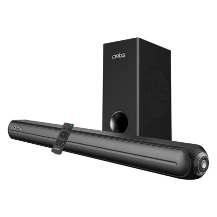 SoundHub 310 Wireless BT Soundbar with Wired Subwoofer, Powerful Deep Bass, Bluetooth Connectivity & Home Theater Sound System