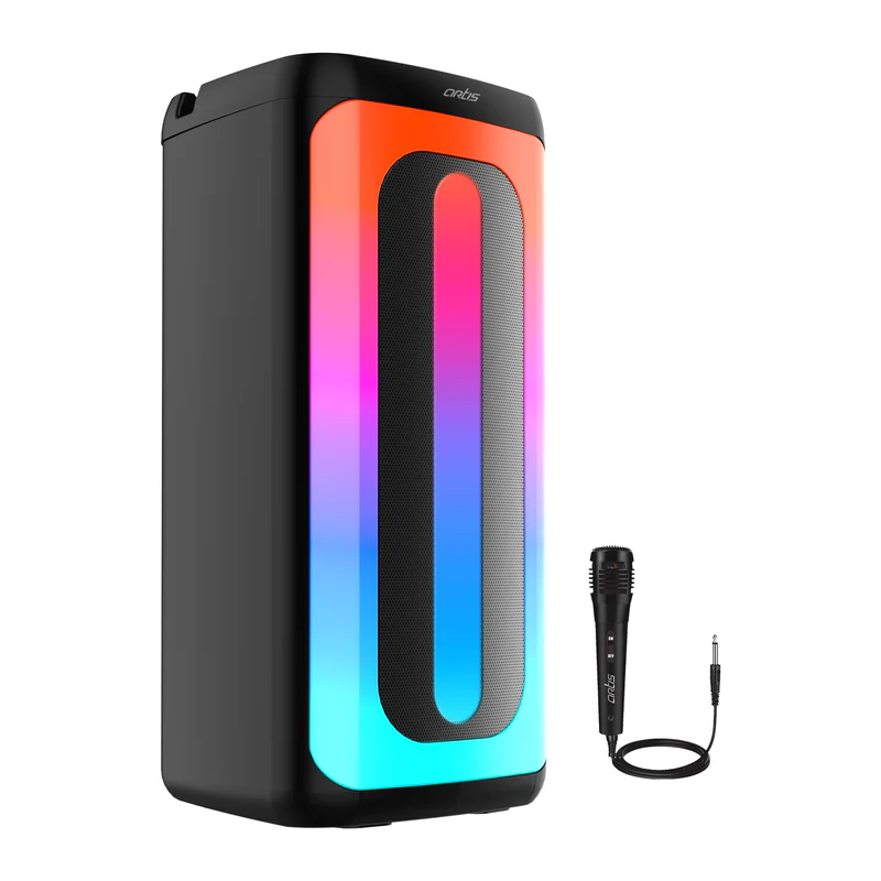 1_15fdcfb7-62f0-4ce6-a9fd-2e59c600daf3 MS304 Wireless BT Party Speaker with Powerful Sound, RGB LED Lights, TWS Support & Rechargeable Battery - Image 1
