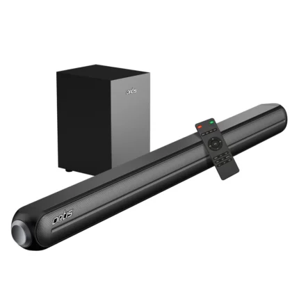SoundHub 300 Wireless BT Soundbar with Wired Subwoofer, Deep Bass, Bluetooth Connectivity & Home Theater Audio