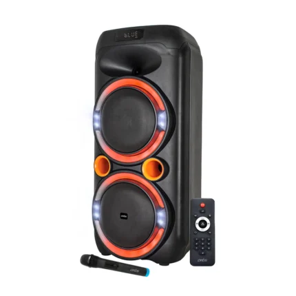 Party 206 Wireless BT Party Speaker with Powerful Bass, RGB LED Lights, TWS Support & Rechargeable Battery