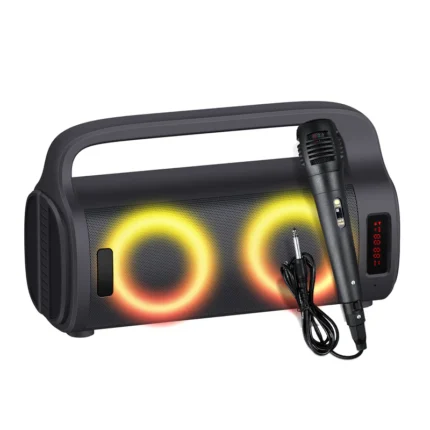SoundMax 400 Wireless BT Speaker with Deep Bass, RGB LED Lights, Bluetooth Connectivity & Rechargeable Battery