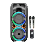 Party 208 Wireless BT Party Speaker with Deep Bass, RGB LED Lights, TWS Function & Rechargeable Battery