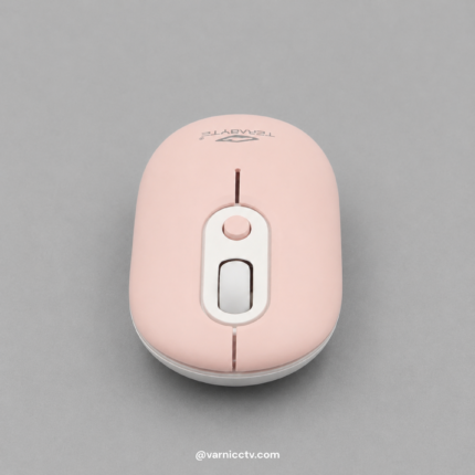 Terabyte Portable 2.4GHz Wireless Optical Mouse | Slim Ergonomic Cordless Mouse with Adjustable DPI Button | Silent Click Pocket-Sized Mouse for Laptops, Mac, and PC