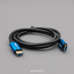 I-TEK Premium High-Speed HDMI to USB Type-C Cable – 4K@60Hz Ultra HD, Heavy-Duty Shielded Cable with Aluminum Blue Shell & Gold-Plated Connectors - Image 2