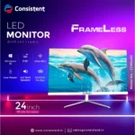 Consistent 23.8" Full HD Monitor with HDMI & Speakers – White - Image 6