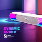 SoundHub 100 Wireless BT Speaker with Powerful Bass, Bluetooth Connectivity, RGB LED Lights & Rechargeable Battery - Image 2