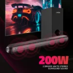 SoundHub 310 Wireless BT Soundbar with Wired Subwoofer, Powerful Deep Bass, Bluetooth Connectivity & Home Theater Sound System - Image 2