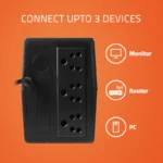 600VA UPS Power Backup System for Computer, CCTV, Router & Home Office Use - Image 2