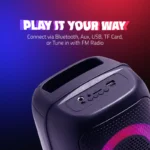 SoundPro 210 Wireless BT Party Speaker with Bluetooth, RGB Lights, USB Playback, FM Radio & Deep Bass Sound - Image 2
