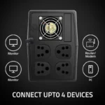 2000VA UPS Power Backup System with AVR Protection for Computers, CCTV, Networking & Office Equipment - Image 2