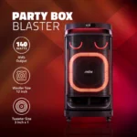 Rockstar 1012 Wireless BT Party Speaker 140W RMS with 12 Inch Woofer, Dual Wireless Mic, Bluetooth, FM Radio & TWS - Image 2