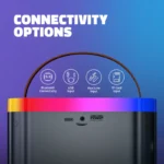 SoundMax 600 Wireless BT Speaker with Powerful Deep Bass, RGB LED Lights, Bluetooth Connectivity & Rechargeable Battery - Image 3