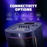 SoundPro 410 Wireless BT Party Speaker with Bluetooth, RGB Lights, USB Playback, FM Radio & Deep Bass Sound - Image 3