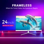 Consistent 23.8" Full HD Monitor with HDMI & Speakers – White - Image 3