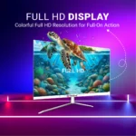 Consistent 23.8" Full HD Monitor with HDMI & Speakers – White - Image 5