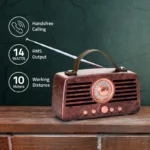 BT45 Wireless BT Speaker with Deep Bass, Bluetooth Connectivity, FM Radio & Rechargeable Battery - Image 2