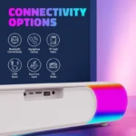 SoundHub 100 Wireless BT Speaker with Powerful Bass, Bluetooth Connectivity, RGB LED Lights & Rechargeable Battery - Image 3