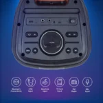 Party 206 Wireless BT Party Speaker with Powerful Bass, RGB LED Lights, TWS Support & Rechargeable Battery - Image 4