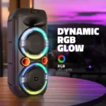 Party 208 Wireless BT Party Speaker with Deep Bass, RGB LED Lights, TWS Function & Rechargeable Battery - Image 3