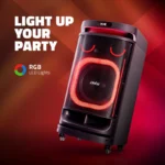 Rockstar 1012 Wireless BT Party Speaker 140W RMS with 12 Inch Woofer, Dual Wireless Mic, Bluetooth, FM Radio & TWS - Image 4