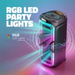 SoundPro 600 Wireless Bluetooth Party Speaker with Dual Wireless Microphones, RGB Lights & Deep Bass - Image 3