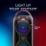 MS309 Wireless BT Party Speaker with Deep Bass, RGB LED Lights, TWS Connectivity & Rechargeable Battery - Image 4