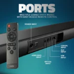 SoundHub 210 Wireless BT Soundbar with Deep Bass, Bluetooth Connectivity, Remote Control & Immersive Stereo Sound - Image 4