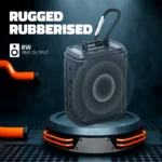 SoundMax 100 Wireless BT Speaker with Powerful Bass, Bluetooth Connectivity, FM Radio & Rechargeable Battery - Image 5