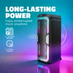SoundPro 600 Wireless Bluetooth Party Speaker with Dual Wireless Microphones, RGB Lights & Deep Bass - Image 4