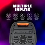 Party 208 Wireless BT Party Speaker with Deep Bass, RGB LED Lights, TWS Function & Rechargeable Battery - Image 4