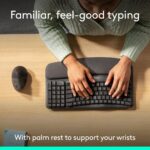 Logitech Wave Keys & Lift Vertical Ergonomic Wireless Combo - Image 10