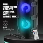 MS301 Wireless BT Party Speaker with Powerful Bass, RGB LED Lights, TWS Support & Rechargeable Battery - Image 5