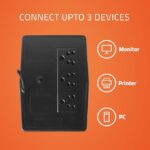 PS-1000 ECO UPS Power Backup System with 1000VA Capacity for Computer, CCTV, Router & Office Use - Image 2